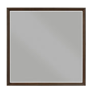 Home Elegance Astrid Brown Walnut Dresser And Mirror