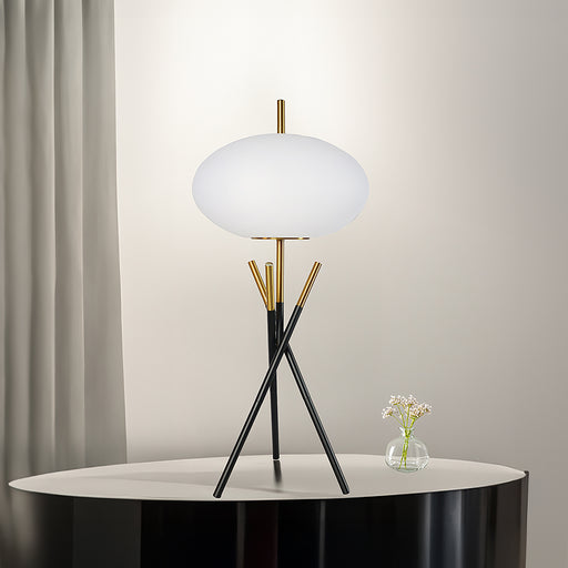 Crown Mark Black Gold Table Lamp