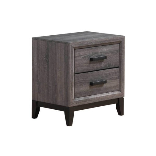Global Furniture Kate Foil Grey Night Stand