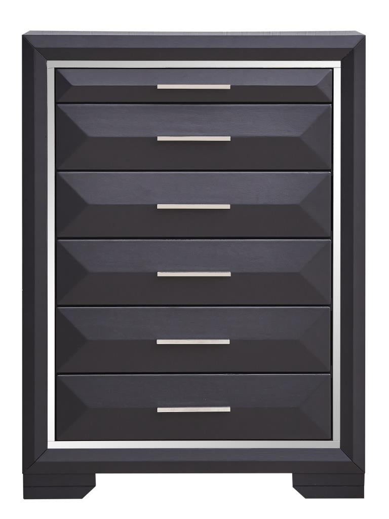 Glory Furniture Liverpool Black Chest