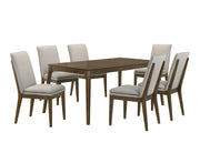 New Classic Furniture Maggie Walnut Dining Table