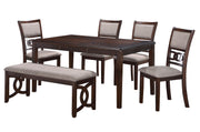 New Classic Furniture Gia Gray 46 Inch Dining Bench