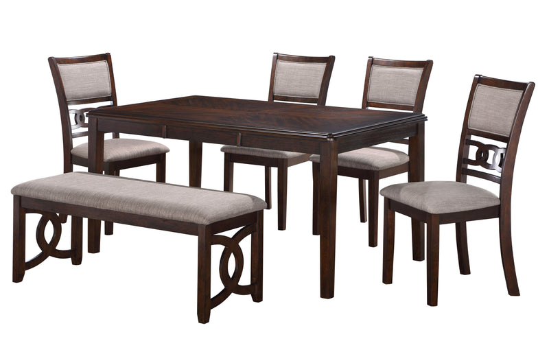New Classic Furniture Gia Gray 46 Inch Dining Bench
