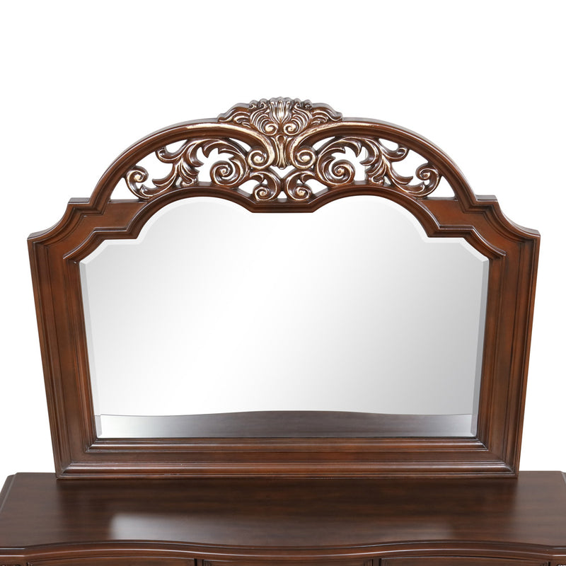 Glory Furniture Lyon Cherry Mirror
