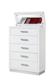Galaxy Home Coco Milky White Drawer Chest