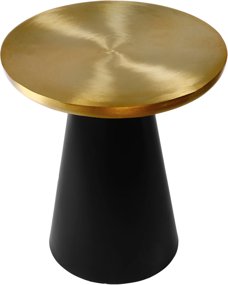 Meridian Furniture Martini Brushed Gold End Table