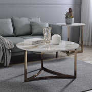 Acme Furniture Aziz Champagne Coffee Table