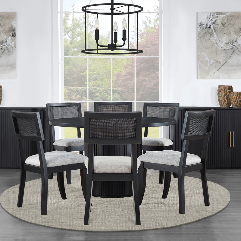 Steve Silver Colvin Black 7pc Dining Set