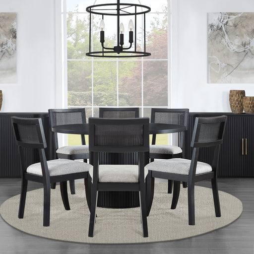 Steve Silver Colvin Black 7pc Dining Set