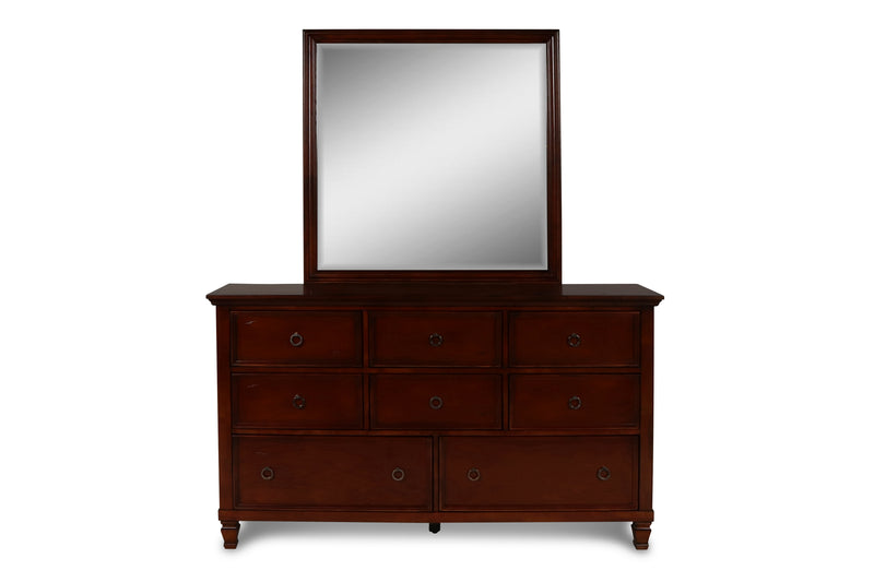 New Classic Furniture Tamarack White Glass Mirror