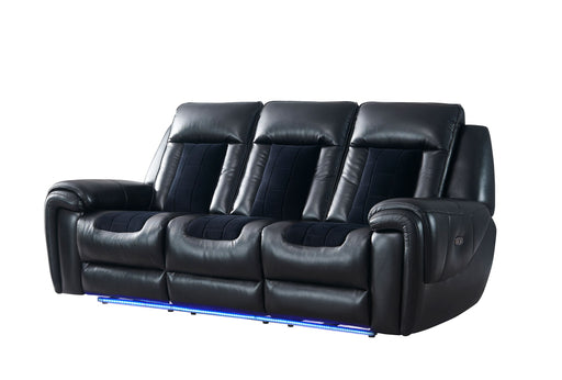 Global Furniture U0700 Black Power 2pc Living Room Set