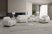 Acme Furniture Darius Beige Chair with Pillow