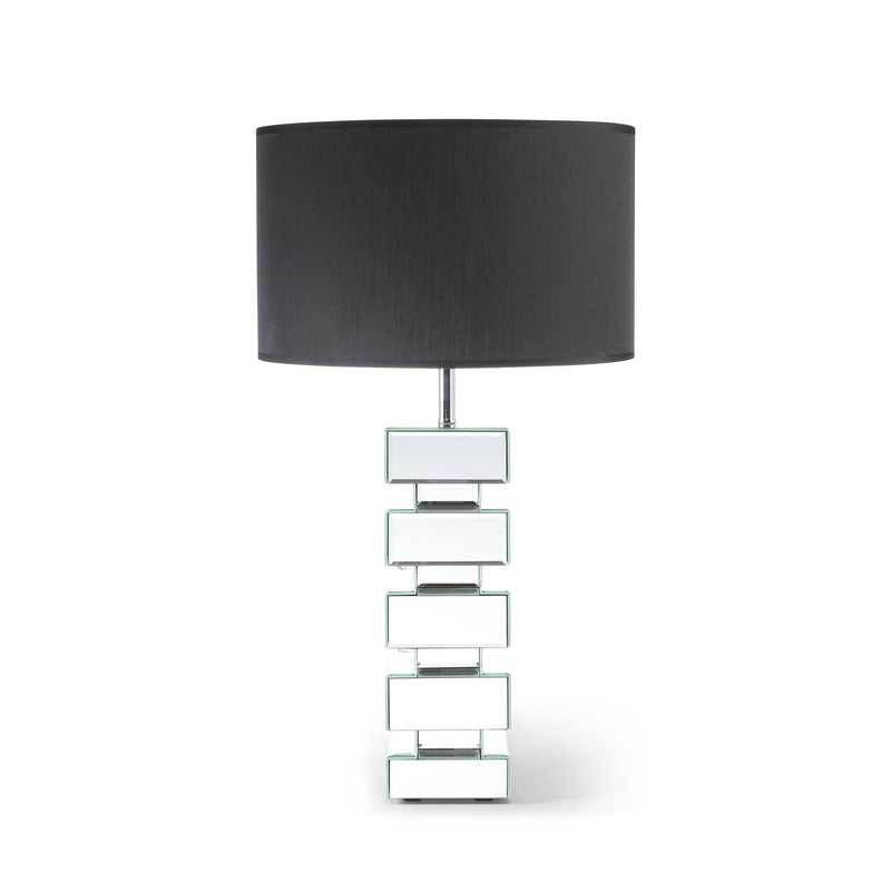 Glory Furniture Silvery Black Table Lamp