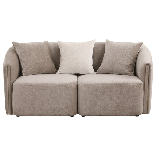 Coaster Furniture Townsend Latte Brown Loveseat