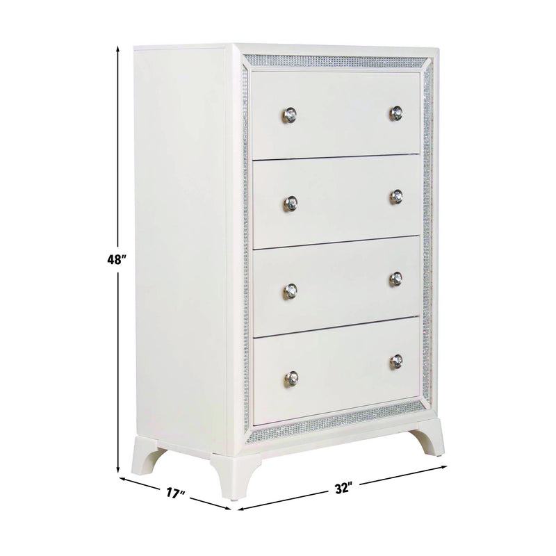 Steve Silver Cassie Off White Chest