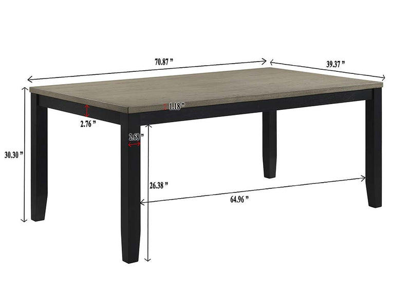 Crown Mark Folio Dining Table