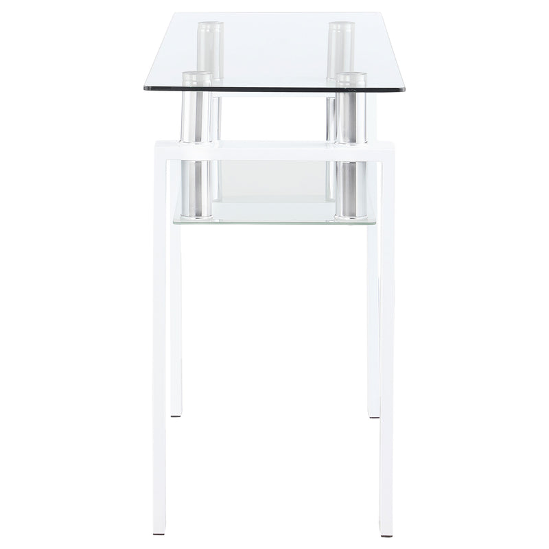 Coaster Furniture Dyer White Sofa Table