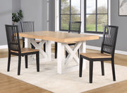Steve Silver Magnolia Ebony 5pc Dining Set