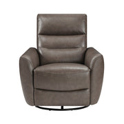 Home Elegance Cassian Brown Swivel Glider Reclining Chair