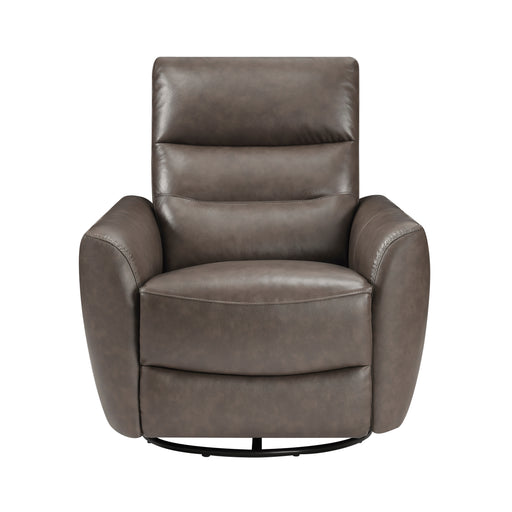 Home Elegance Cassian Brown Swivel Glider Reclining Chair