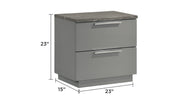 Galaxy Home Elara Gray Nightstand