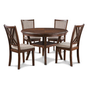 New Classic Furniture Amy Bisque 5pc Dining Set