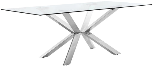 Meridian Furniture Juno Chrome Dining Table