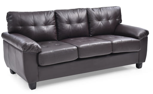 Glory Furniture Gallant Cappuccino Faux Leather Sofa