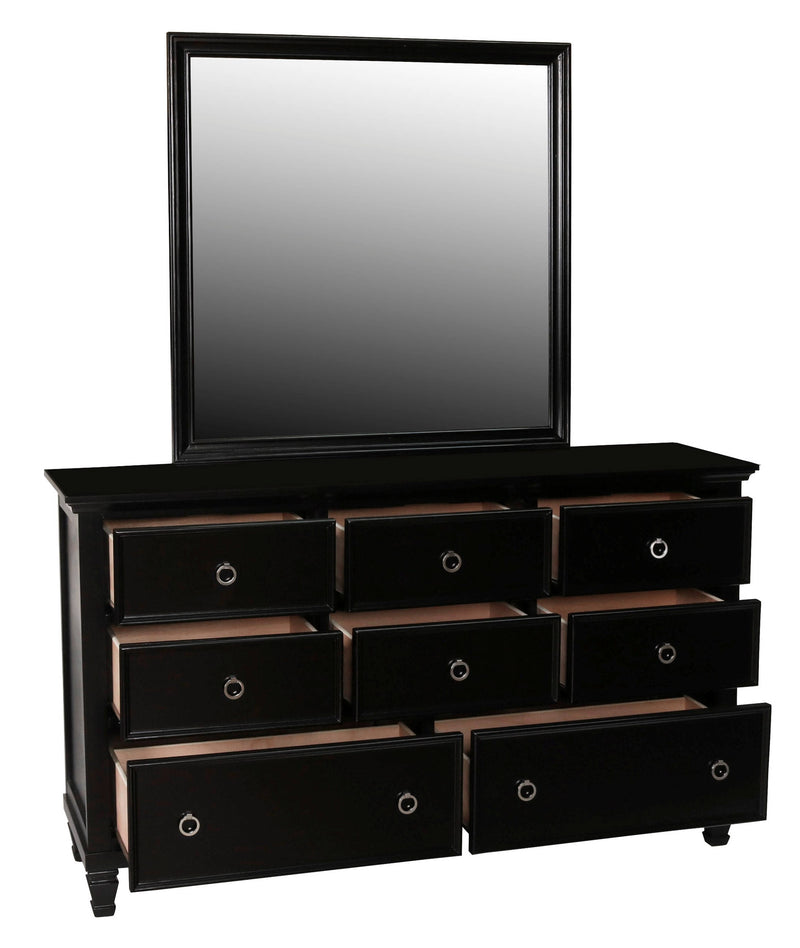 New Classic Furniture Tamarack Black Wood Dresser