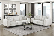 Home Elegance Broadway Blue Gray 2pc Living Room Set