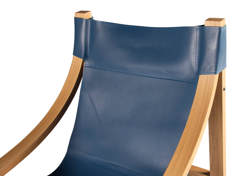 Steve Silver Lima Blue Cobalt Leather Sling