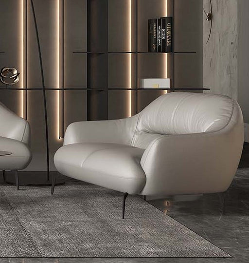 Acme Furniture Leonia Pearl Gray Loveseat