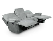 Steve Silver Cyprus Gray Recliner Sofa
