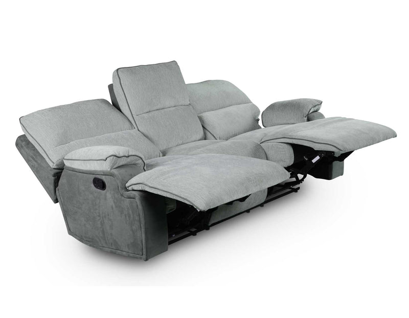 Steve Silver Cyprus Gray Recliner Sofa