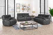 New Classic Furniture Titan Gray 2pc Power Living Room Set