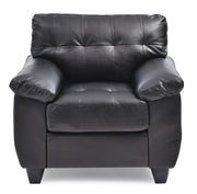Glory Furniture Gallant Gray Faux Leather Chair