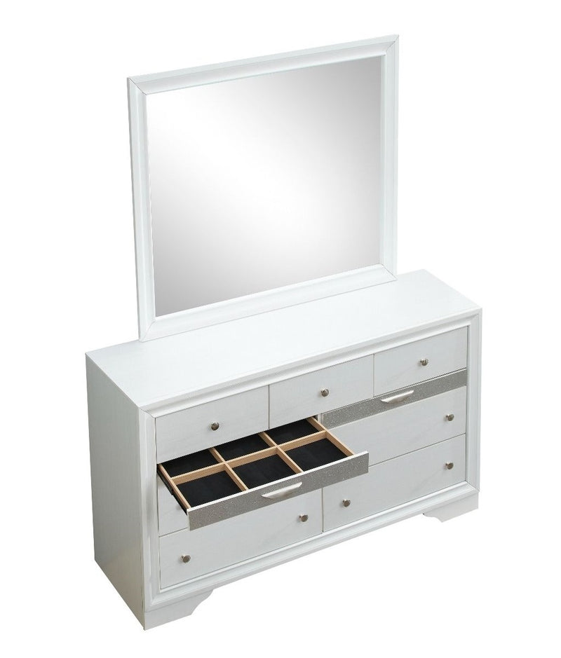 Glory Furniture Madrid White Dresser