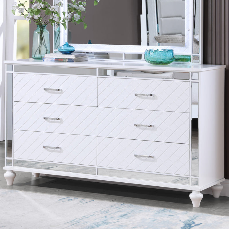 Glory Furniture Livorno White Dresser
