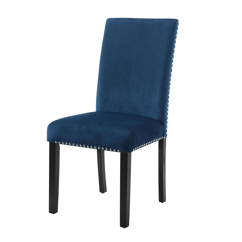 2 New Classic Furniture Celeste Blue Dining Chairs