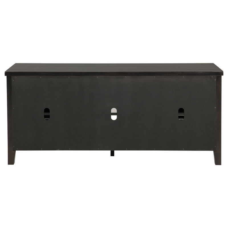 Coaster Furniture Concord Distressed Java Black TV Stand