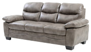 Glory Furniture Marta Gray Faux Leather Sofa