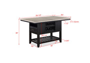 Crown Mark Frey Counter Height Table