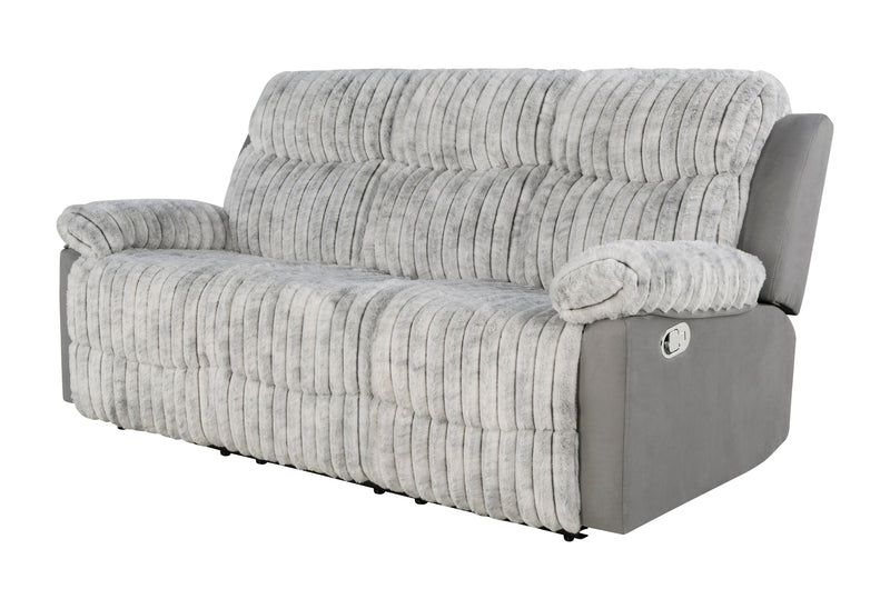 Global Furniture U6028 Grey Reclining Sofa