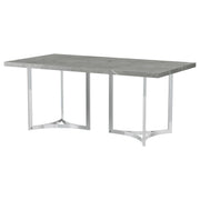 Coaster Furniture Sterling Grey Rectangular Dining Table