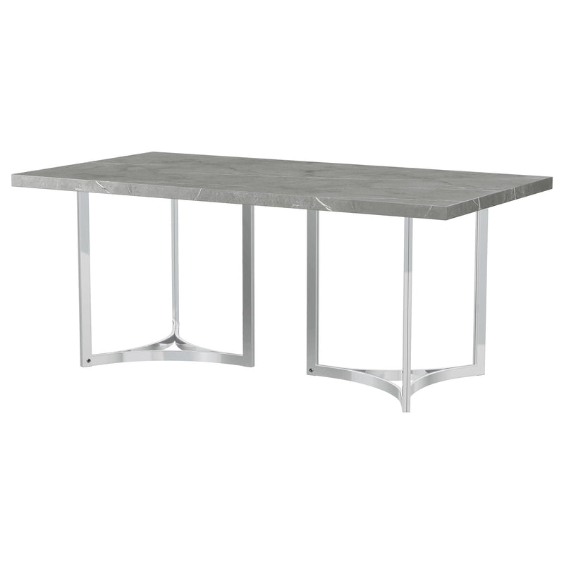 Coaster Furniture Sterling Grey Rectangular Dining Table