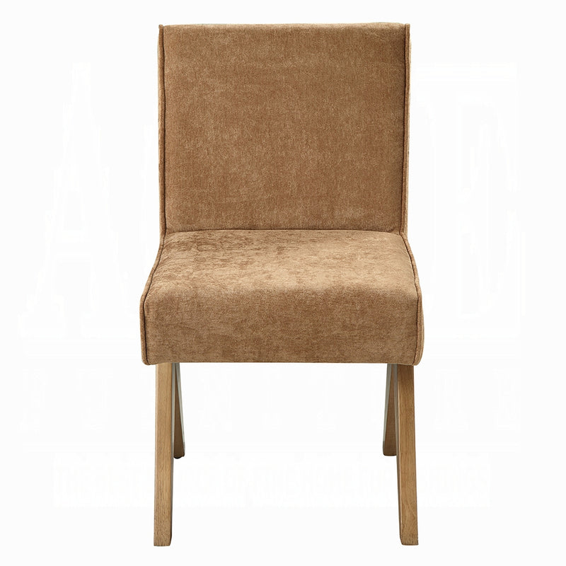 Acme Furniture Zoey Chocolate Oak 7pc Dining Room Set