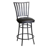 Steve Silver Stellan Black Swivel Counter Stool
