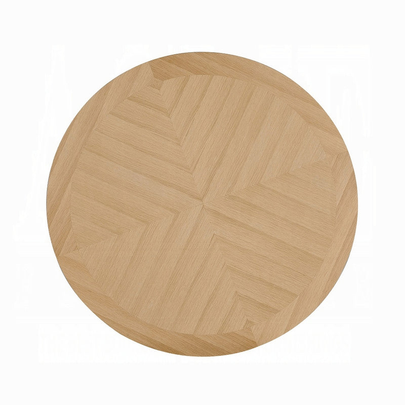 Acme Furniture Kasem Oak Round Dining Table