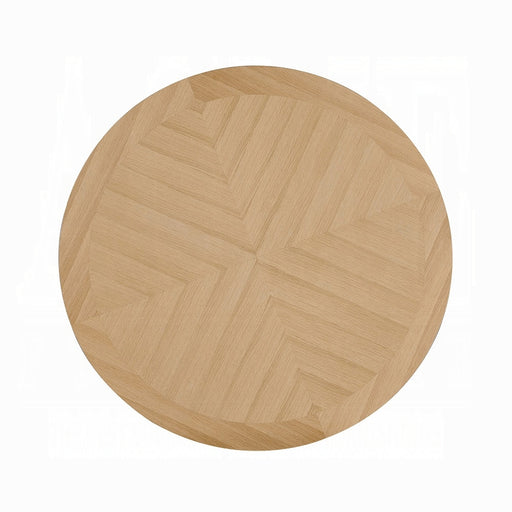 Acme Furniture Kasem Oak Round Dining Table