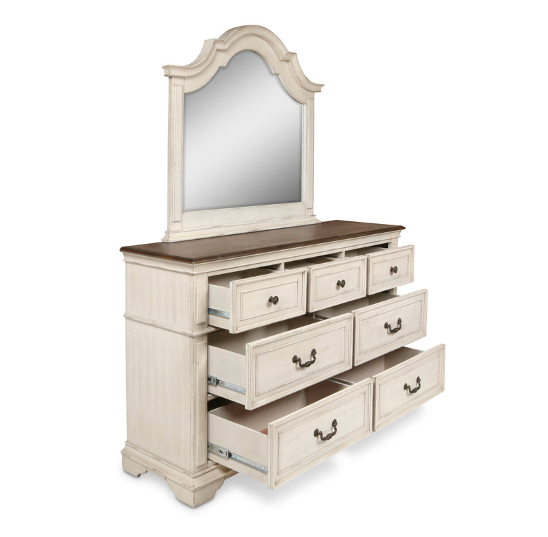 New Classic Furniture Anastasia Antique White Mirror